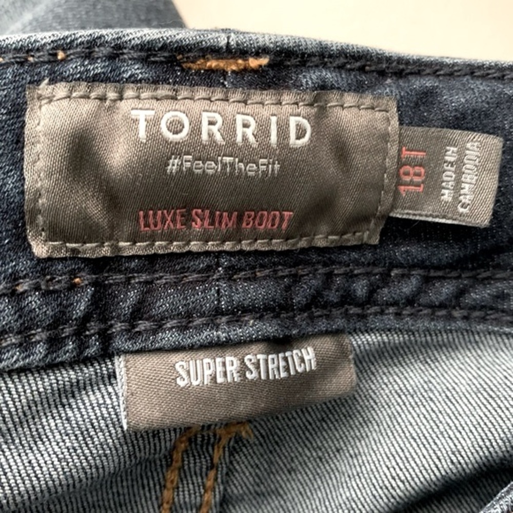 Torrid Luxe Slim Boot Super Stretch Jeans - Picture 3 of 5